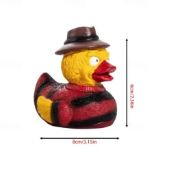 Punk Duck Goth Resin Duck, Halloween Ducks, Rock Duck, The 80's Punk Duck, Frightening Collectible Duck Figure, Dark Duck Bath Toys, Gifts, Collectibles, Decorations