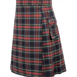 Punk Gothic Scottish Utility Kilts Medieval Carnival Men's Costume Vintage Cosplay Party Evening Skirts Masquerade