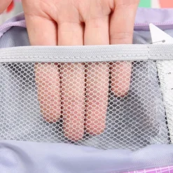 Purple Pencil Cases Large Capacity Pen Bag Pouch Holder Box For Girls Office Student Stationery Organizer School Supplies, Back to School Gift