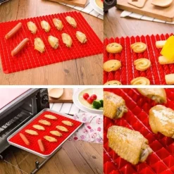 Pyramid Bakeware Pan 4 Nonstick Silicone Baking Mats Pads Moulds Cooking Mat Oven Baking Tray Sheet Kitchen Tools