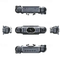 Q9 1080p New Design / HD / 360° monitoring Car DVR 170 Degree Wide Angle 3 inch IPS Dash Cam with Night Vision / G-Sensor / Parking Monitoring 8 infrared LEDs Car Recorder