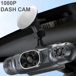 Q9 1080p New Design / HD / 360° monitoring Car DVR 170 Degree Wide Angle 3 inch IPS Dash Cam with Night Vision / G-Sensor / Parking Monitoring 8 infrared LEDs Car Recorder