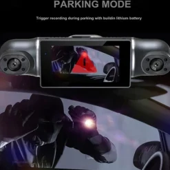 Q9 1080p New Design / HD / 360° monitoring Car DVR 170 Degree Wide Angle 3 inch IPS Dash Cam with Night Vision / G-Sensor / Parking Monitoring 8 infrared LEDs Car Recorder