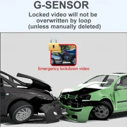 Q9 1080p New Design / HD / 360° monitoring Car DVR 170 Degree Wide Angle 3 inch IPS Dash Cam with Night Vision / G-Sensor / Parking Monitoring 8 infrared LEDs Car Recorder