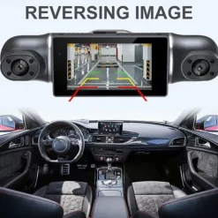 Q9 1080p New Design / HD / 360° monitoring Car DVR 170 Degree Wide Angle 3 inch IPS Dash Cam with Night Vision / G-Sensor / Parking Monitoring 8 infrared LEDs Car Recorder