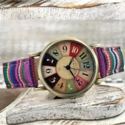 Quartz Watch Popular Movie Pattern Retro Watches Unisex Men Women Military Camouflage Belt Denim Canvas Band Fashion Sport Quartz Wrist Watch