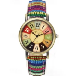 Quartz Watch Popular Movie Pattern Retro Watches Unisex Men Women Military Camouflage Belt Denim Canvas Band Fashion Sport Quartz Wrist Watch