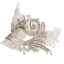 Queen Halloween Venetian Mask Columbina Phantom Of The Opera Carnival Mask Half Face Adults' Women's Halloween Carnival Mardi Gras Party Masquerade Carnival of Venice Easy Halloween Costumes Dress Up