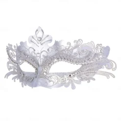 Queen Halloween Venetian Mask Columbina Phantom Of The Opera Carnival Mask Half Face Adults' Women's Halloween Carnival Mardi Gras Party Masquerade Carnival of Venice Easy Halloween Costumes Dress Up