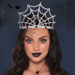 Queen Spider Web Halloween Tiara Sexy Costume Dress Up Adults' Women's Halloween Carnival Easy Halloween Costumes Dress Up