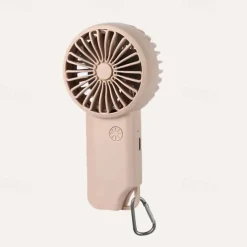 Quiet Mini Handheld Fan – USB Rechargeable 3-Speed Small Pocket Fan for Home, Office, and Outdoor Use