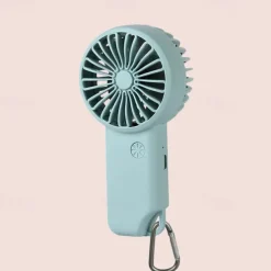 Quiet Mini Handheld Fan – USB Rechargeable 3-Speed Small Pocket Fan for Home, Office, and Outdoor Use