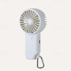 Quiet Mini Handheld Fan – USB Rechargeable 3-Speed Small Pocket Fan for Home, Office, and Outdoor Use
