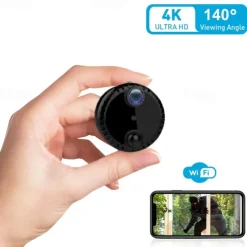 R10 IP Camera 4K Mini Wireless Motion Detection Remote Access IR-cut Indoor Support 256 GB