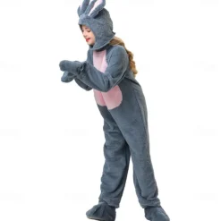 Rabbit Easter Bunny Halloween Funny Costumes Onesies Carnival Costume Cosplay Kid's Boys' Girls' Carnival Easter Performance Party Easy Halloween Costumes Dress Up