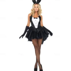 Rabbit Halloween Cosplay Costume Outfits Cosplay Sexy Costume Adults' Women's Masquerade Masquerade Easy Halloween Costumes Dress Up