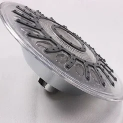 Rainbow 2 Modes LED Overhead Shower Head, 8 inch Round Rainfall Shower Head with Glow Light, 7 Color Automatically Changing Shower Top Head, Shower Bathroom Accessories