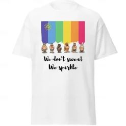 Rainbow Bear LGBTQ T-shirt Pride Shirts Pride Graphic For Couple's Men's Women's Adults' Masquerade Hot Stamping Pride Parade Pride Month