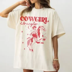 Rainbow Brokeback Mountain Cowgirl LGBTQ T-shirt Pride Shirts Pride Graphic For Couple's Men's Women's Adults' Masquerade Hot Stamping Pride Parade Pride Month