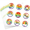 Rainbow Festival Pride Month Comrades 180PCS Gift Letter Sealing Stickers Decorative Props Party Supplies