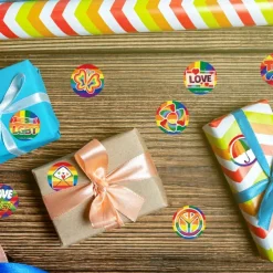 Rainbow Festival Pride Month Comrades 180PCS Gift Letter Sealing Stickers Decorative Props Party Supplies