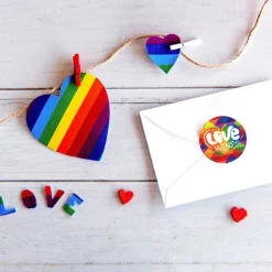 Rainbow Festival Pride Month Comrades 180PCS Gift Letter Sealing Stickers Decorative Props Party Supplies