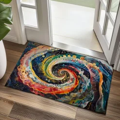 Rainbow Painting Doormat Floor Mats Washable Rugs Kitchen Mat Non-Slip Oil Proof Rug Indoor Outdoor Mat Bedroom Decor Bathroom Mat Entrance Rug