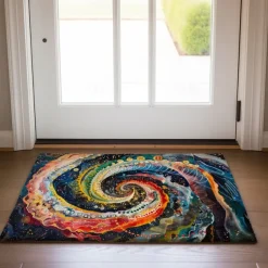 Rainbow Painting Doormat Floor Mats Washable Rugs Kitchen Mat Non-Slip Oil Proof Rug Indoor Outdoor Mat Bedroom Decor Bathroom Mat Entrance Rug