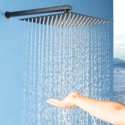 Rainfall Shower Head, Contemporary Luxury Rain Shower in Painted Finishes