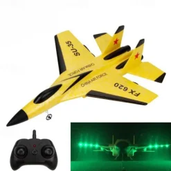 RC Foam Aircraft SU-35 Plane 2.4G Radio Control Glider Radio Remote Control SU-35 Tail Pusher Quadcopter Glider Aircraft Model Fighter Plane Glider Airplane Foam Boys Toys for Boy and Girls