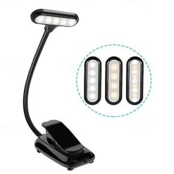 Reading Light Rechargeable / Eye Protection / Adjustable Modern Contemporary USB Powered For Bedroom / Study Room / Office DC 5V White / Black