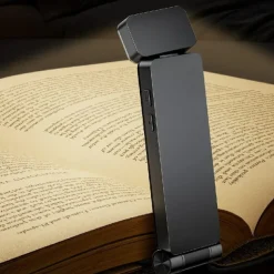 Reading Light Rechargeable Book Light for Reading Clip-on LED Bookmark Lamp with 3 Light Colors