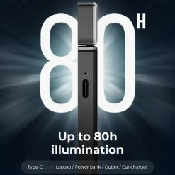 Reading Light Rechargeable Book Light for Reading Clip-on LED Bookmark Lamp with 3 Light Colors