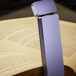 Reading Light Rechargeable Book Light for Reading Clip-on LED Bookmark Lamp with 3 Light Colors