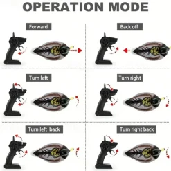 Realistic Green Head Duck Model Toy Boat Dual Version Sealed Waterproof Remote Control Boat For Kids Outdoor Pond Simulation Remote Control Boat