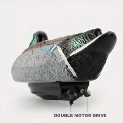 Realistic Green Head Duck Model Toy Boat Dual Version Sealed Waterproof Remote Control Boat For Kids Outdoor Pond Simulation Remote Control Boat