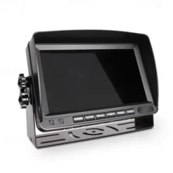 Rear View Camera Kit with 7 LCD Monitor 120 Wide Angle Rearview Camera IP68 Waterproof 18IR Night Vision Reversing Camera for Truck Trailer Bus Van Agriculture Heavy Transport (9-32V)