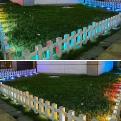 Recessed LED Deck Light 16 RGB Colors/4 Lighting Modes Timing RF Remote Control IP67 Waterproof LED in Ground Lights for Outdoor Yard Garden Stair Patio Pool Deck Kitchen 10Pack