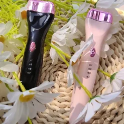 Rechargeable 5D Electric Heated Eyelash Curler Push-Type Eye Lash Curler with Indicator Comb Eyelash Curlers USB Rechargeable Lash Curling Tool 3 Adjustable Temperature Settings