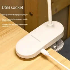 Rechargeable Led Desk Lamp 3 Light Color Adjustable Night-time Studying Reading Standing Clip Desk Lamp