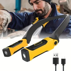 Rechargeable LED Neck Reading BBQ Light 2 Brightness Levels, Perfect For Reading, Knitting, Camping, Repairing
