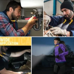 Rechargeable LED Neck Reading BBQ Light 2 Brightness Levels, Perfect For Reading, Knitting, Camping, Repairing