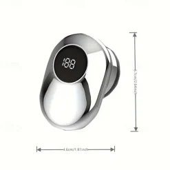 Rechargeable Waterproof Electric Shaver with Mini Trimmer and Reciprocating Cutter Head for Men - Perfect for Beard Shaving and Grooming