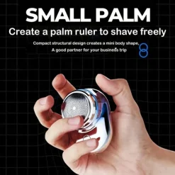 Rechargeable Waterproof Electric Shaver with Mini Trimmer and Reciprocating Cutter Head for Men - Perfect for Beard Shaving and Grooming