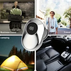 Rechargeable Waterproof Electric Shaver with Mini Trimmer and Reciprocating Cutter Head for Men - Perfect for Beard Shaving and Grooming