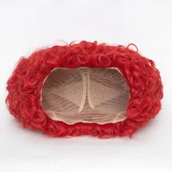 Red Queen Heart Cosplay Wig for Women Girls Pre-styled Fluffy Short Curly Anime Cosplay Party Wigs Halloween Wigs