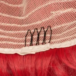 Red Queen Heart Cosplay Wig for Women Girls Pre-styled Fluffy Short Curly Anime Cosplay Party Wigs Halloween Wigs