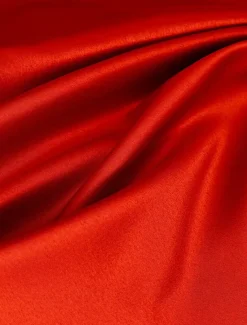 Red Sheath / Column Cocktail Dresses Elegant Formal Wedding Guest Ankle Length Sleeveless Off Shoulder Satin with Bow(s)