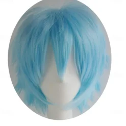 Red Wigs For Women Short Fashion Pointed Layered Anime Cosplay Wigs Carnival Christmas Carnival Dress Up Party Wig Gifts