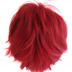 Red Wigs For Women Short Fashion Pointed Layered Anime Cosplay Wigs Carnival Christmas Carnival Dress Up Party Wig Gifts